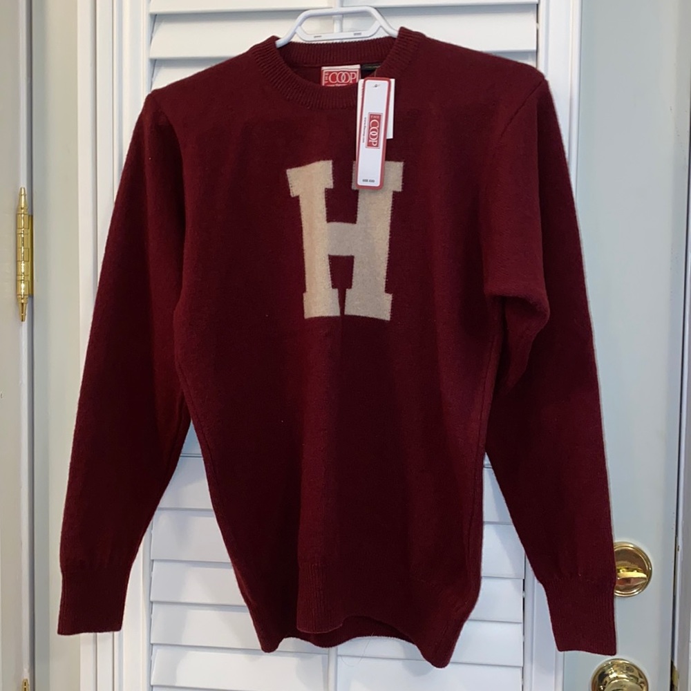 NWT Harvard H sweater